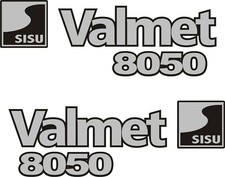 Valmet 8050 Tractor Decal Set
