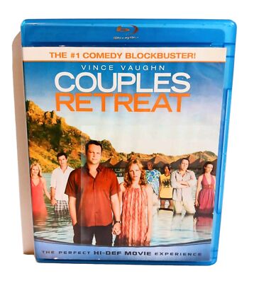 Couples Retreat: Blu-ray HD + Digital HD 2-Disc Set 2009 Vince Vaughn Brand New 