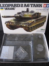 Kampfpanzer Leopard 2 A6 "Ukraine" von Tamiya im Maßstab 1:35 *NEU*