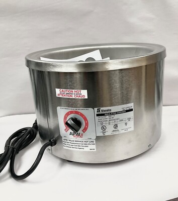 Don / Countertop Food Pan Warmer w/ 11-Qt. Capacity, Adjustable Thermos...