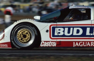 Davy Jones USA TWR Jaguar XJR-12D 2nd place 1992 Motor Racing Old Photo