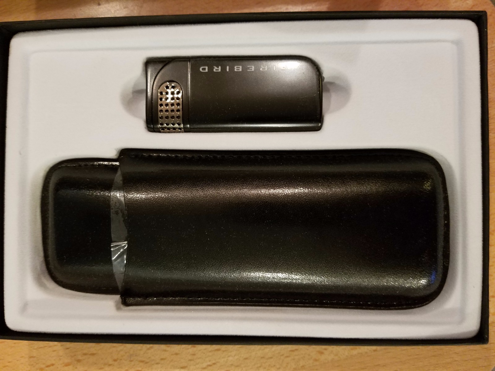 Colibri Firebird Trax Lighter 2 Finger Cigar Tube Gift