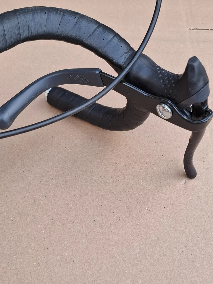 Retro NOS Win Kusuki Road Handlebar with Stem and Shimano Exage Brake Levers - Image 4 of 4