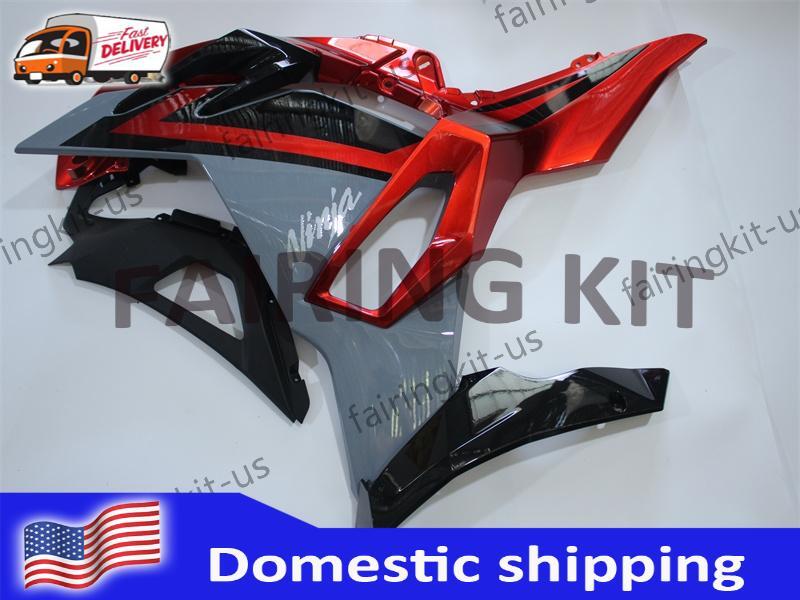 Purple Carbon Fiber Look Fairing Kit For Kawasaki 2024-2025 Ninja 500 - Full ABS Bodywork Set