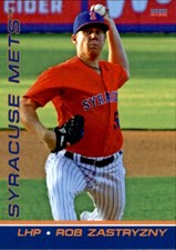 2022 Syracuse Mets Choice 30 Rob Zastryzny Edmonton Alberta Canada Baseball Card