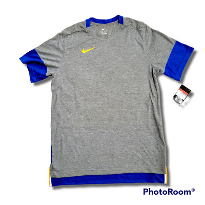 Nike DriFit Short Sleeve Player Top Warm-Up Practice Grey Football Soccer CI4545