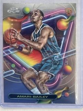 2023-24 Topps Cosmic Chrome Basketball #186 Amari Bailey RC Charlotte Hornets