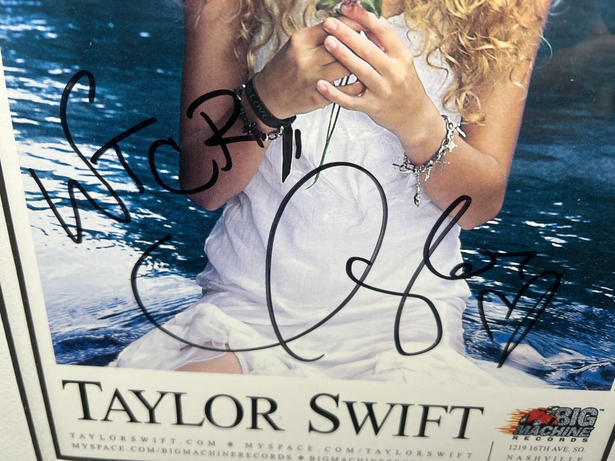 US版 CITY VIEW KNOXVILLE 2007年 テイラー・スウィフト 2007 Taylor Swift Signed Autograph 8.5x11