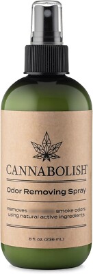 Cannabolish Wintergreen Smoke Odor Eliminator Spray and Air Freshener 8 fl. o...