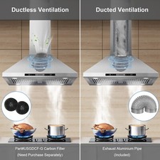 Tieasy Premium 30 Island Vent 700CFM Gesture ...