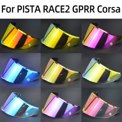 Helmet Visor For PISTA RACE2 GPRR Corsa UV Protection Crystal Clear Vision Lens