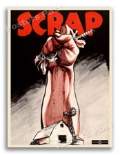 “Scrap” 1942 Vintage Style WW2 War Poster - 20x28
