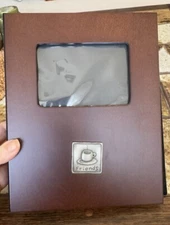 Vintage 4x6 Wood Cover FRIENDS Photo Album 50 Pages x 4 Photos