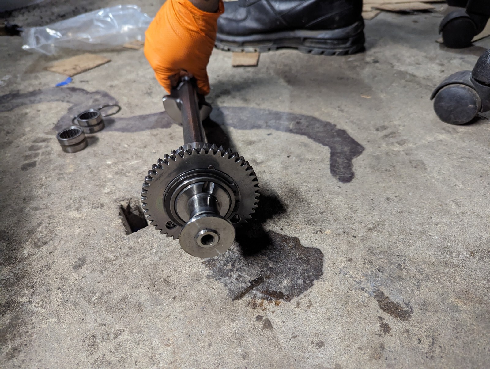 2005 triumph sprint st 1050 balance shaft crankshaft 20 05 06 07 08 09