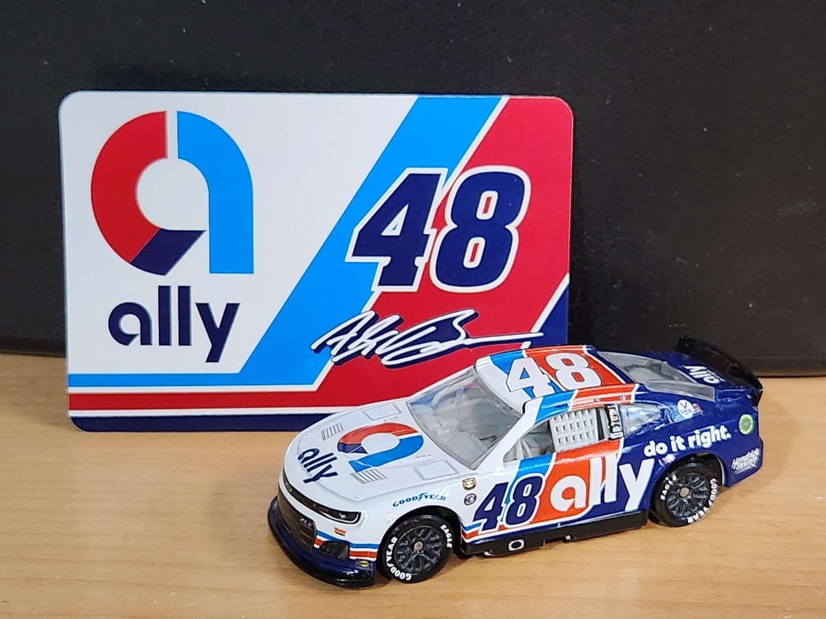 2022 #48 Alex Bowman Ally Darlington Throwback 1/64 NASCAR Loose