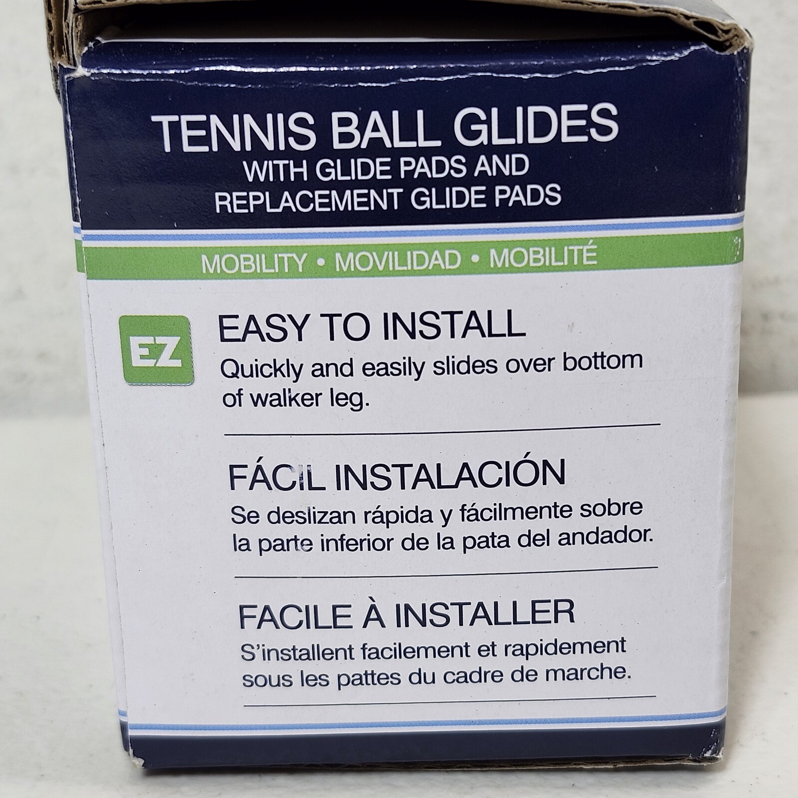 Drive Medical Walker Rear Tennis Ball Glides w/ Additional Glide Pads