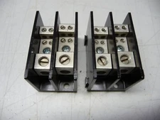 Marathon #1412400, Power Distribution Block, 600V, 2 Pole, New, Lot of 2
