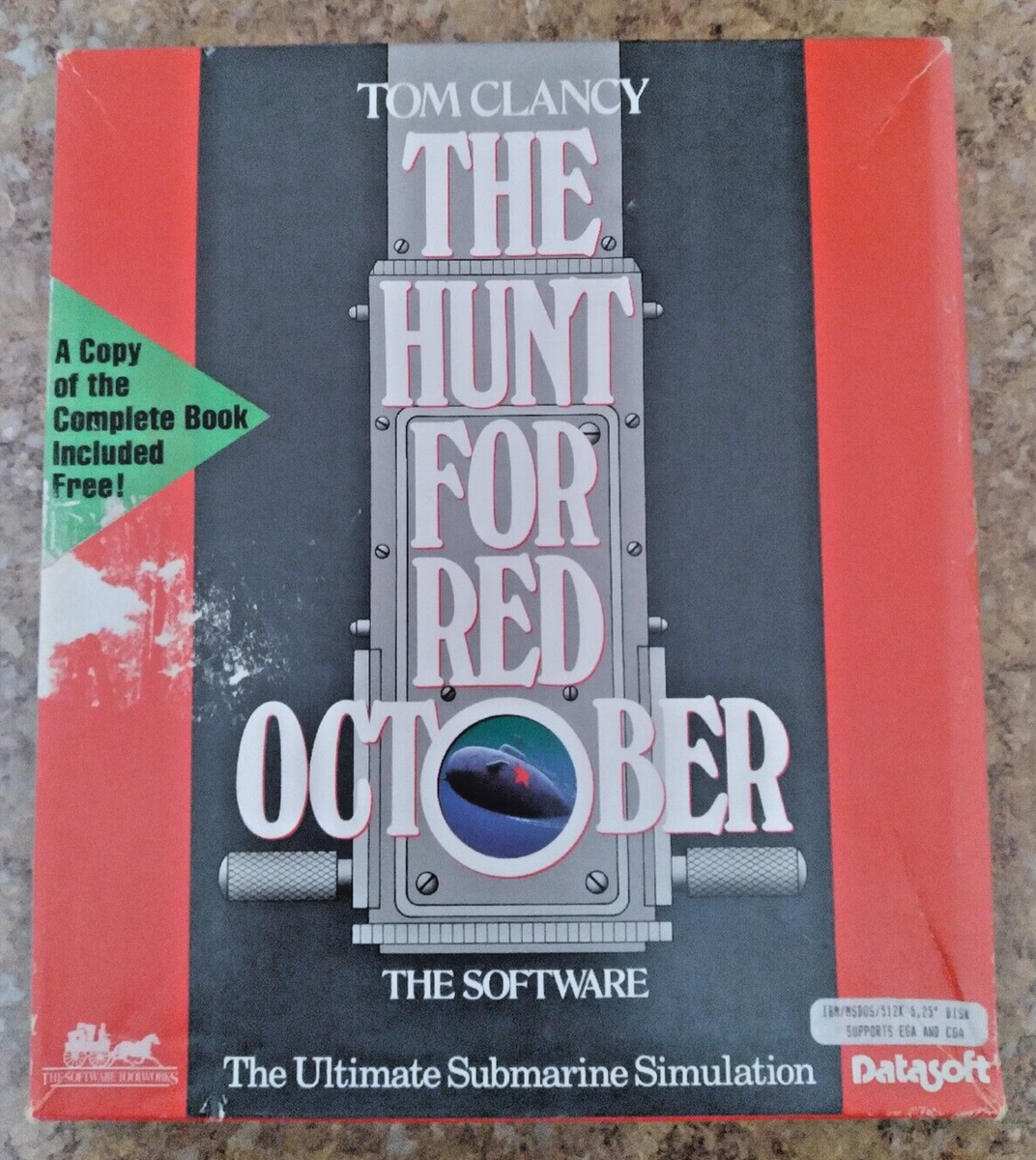 The Hunt for Red October Game by Datasoft 5.25 Disk | eBay