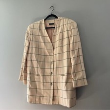 Vintage Harve Benard Light Pink Plaid Blazer