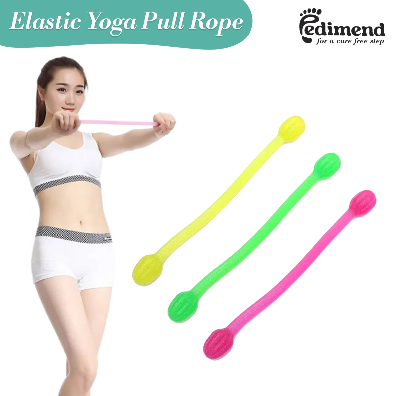 Exercise Resistance Bands Training Fitness Tubes Workout Gym Equipment 2x Unisex