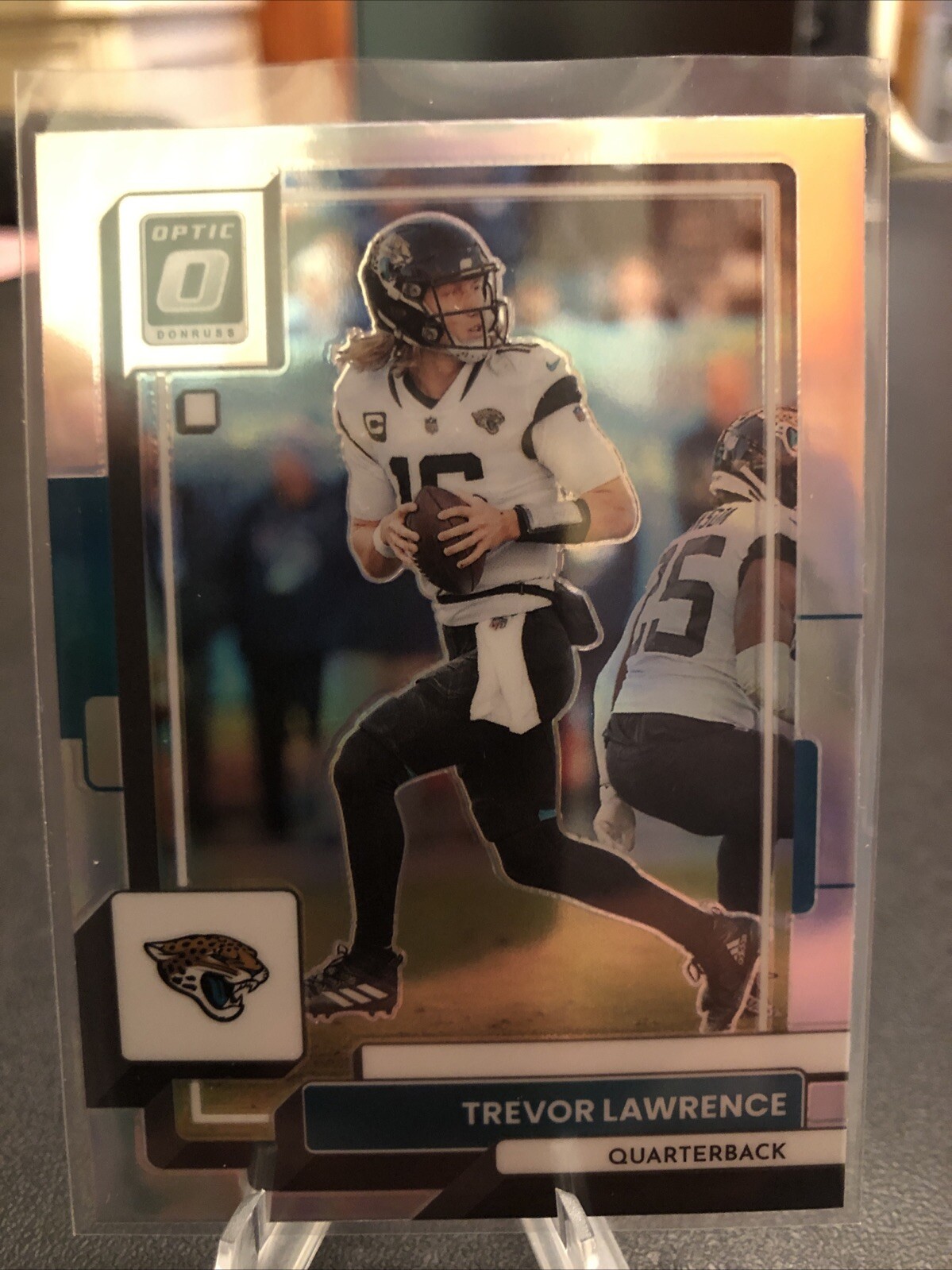 2022 Donruss Optic Football TREVOR LAWRENCE Silver Holo Prizm #88