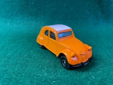 CORGI JUNIORS CITROEN 2CV ORANGE AND WHITE 1:64 117