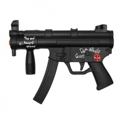 13.5'' Deadpool Smg Hand Foam Machine Gun  1:1 Gun Toys Cosplay Prop Black