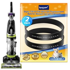 KEEPOW Style 7/9/10 P/N 3031120 Replacement Belt for Bissell Vacuum 2 Pack