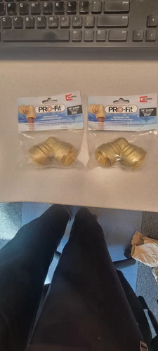 RectorSeal 87029 PRO-Fit 7/8" Quick Connect 90 Elbow for Refrigerant Quan 2
