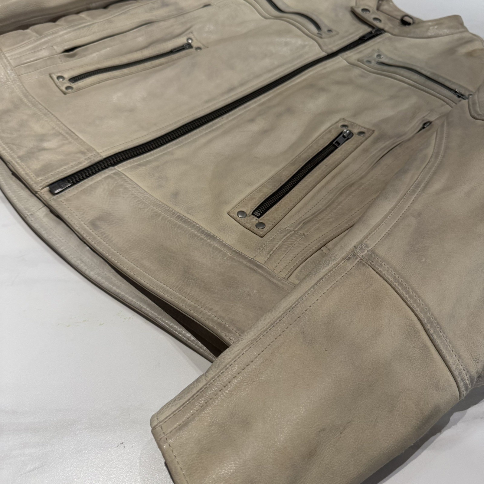 Leather Motorcycle Jacket - First Classics Men’s … - image 4