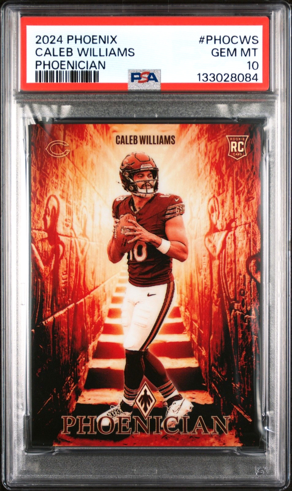 Caleb Williams 2024 Panini Phoenix Phoenician Rookie SSP - PSA 10 - POP 6