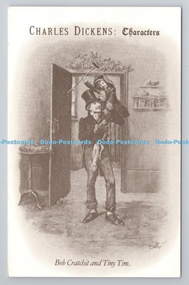 R786007 Charles Dickens Figuren Bob Cratchit und Tiny Tim A Gemini Art Studio