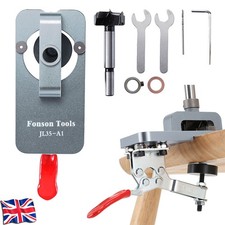 35mm Jig Door Hinge Hole Opener Guide Locator for Woodworking Punch Drilling