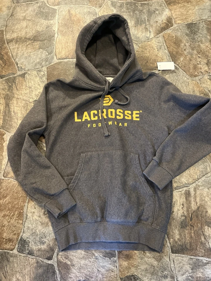 Calzado de lacrosse para mujer ¡¡Sudadera con capucha gris pizarra con logotipo polar!!(Sm) Foto 2 de 4