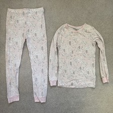 Magnetic Me Pink Forrest Animals Modal 2 pc Pj s Set Pajamas Pants Top Girls 5Y