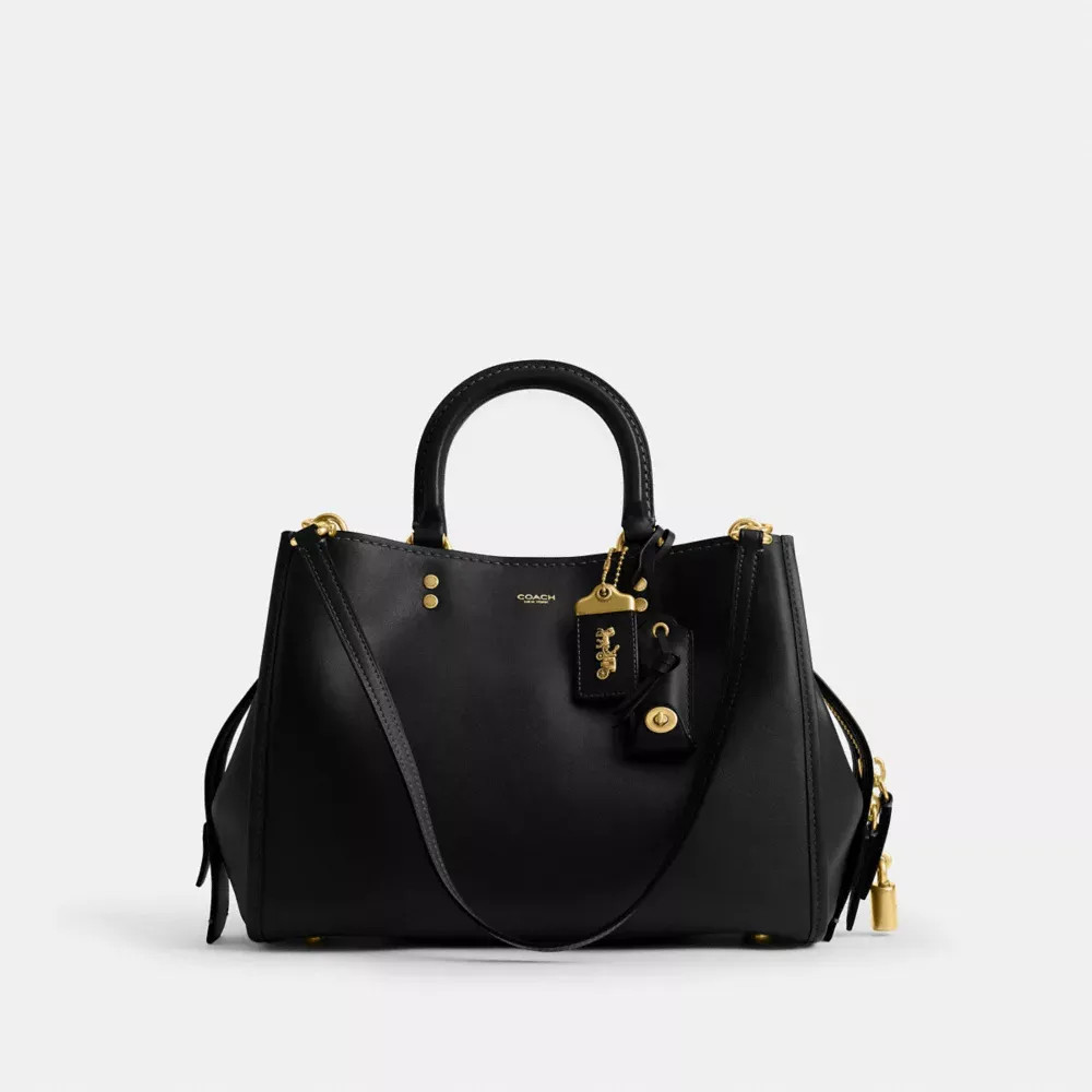 COACH Rogue Bag 31 CCX23 B4/BK Brass/Black 2way Shoulder Bag