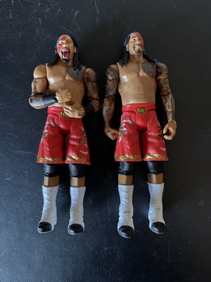 WWE Basic Usos Tag-Team figures. Includes Jimmy and Jey Uso
