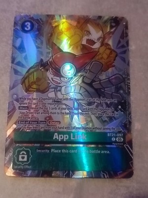 Digimon TCG Limited Card Pack: Another Knight App Link (BT21-097) AA 