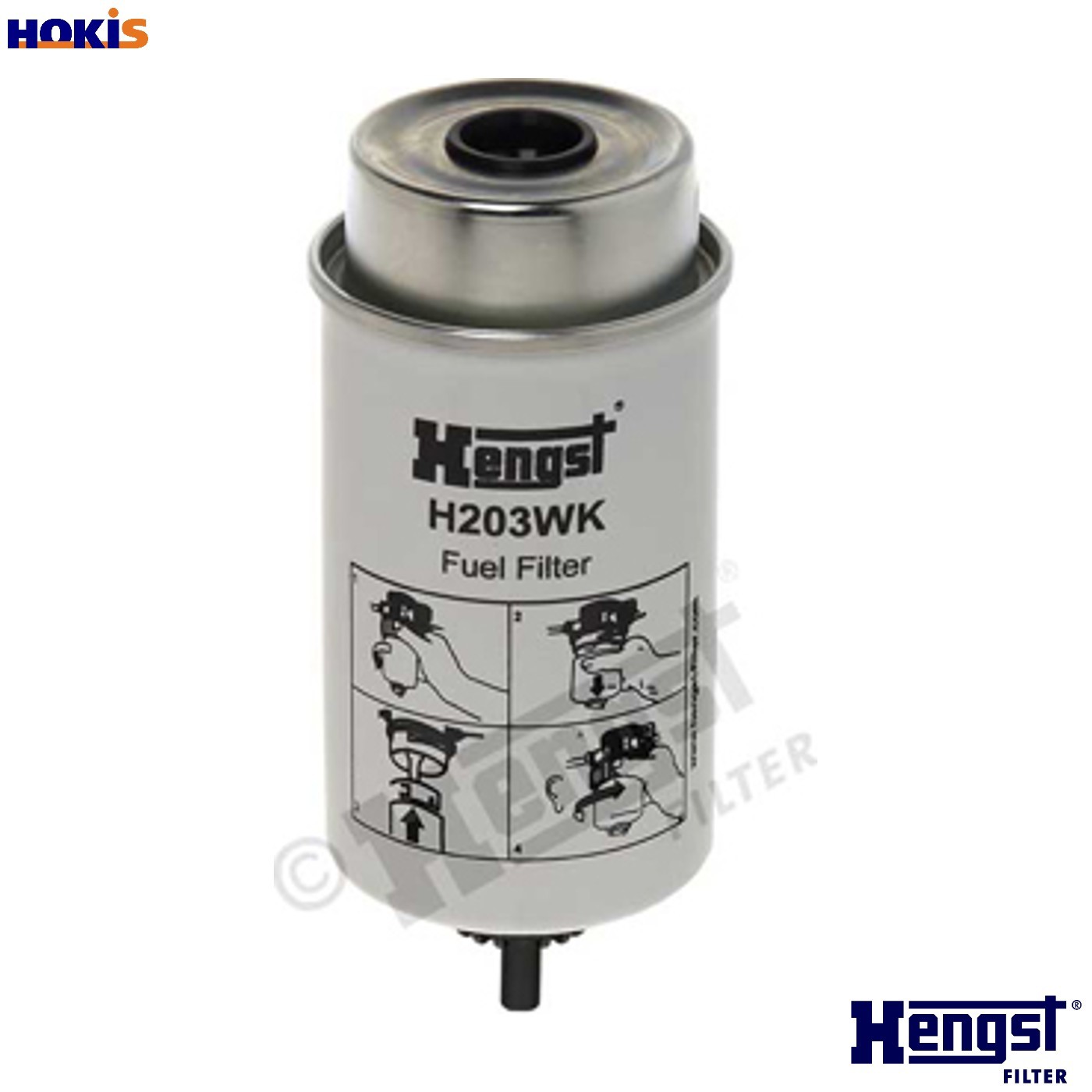 FUEL FILTER H203WK FOR LTI FORD TRANSIT/TOURNEO/Bus/Platform/Chassis/Van 2.4L
