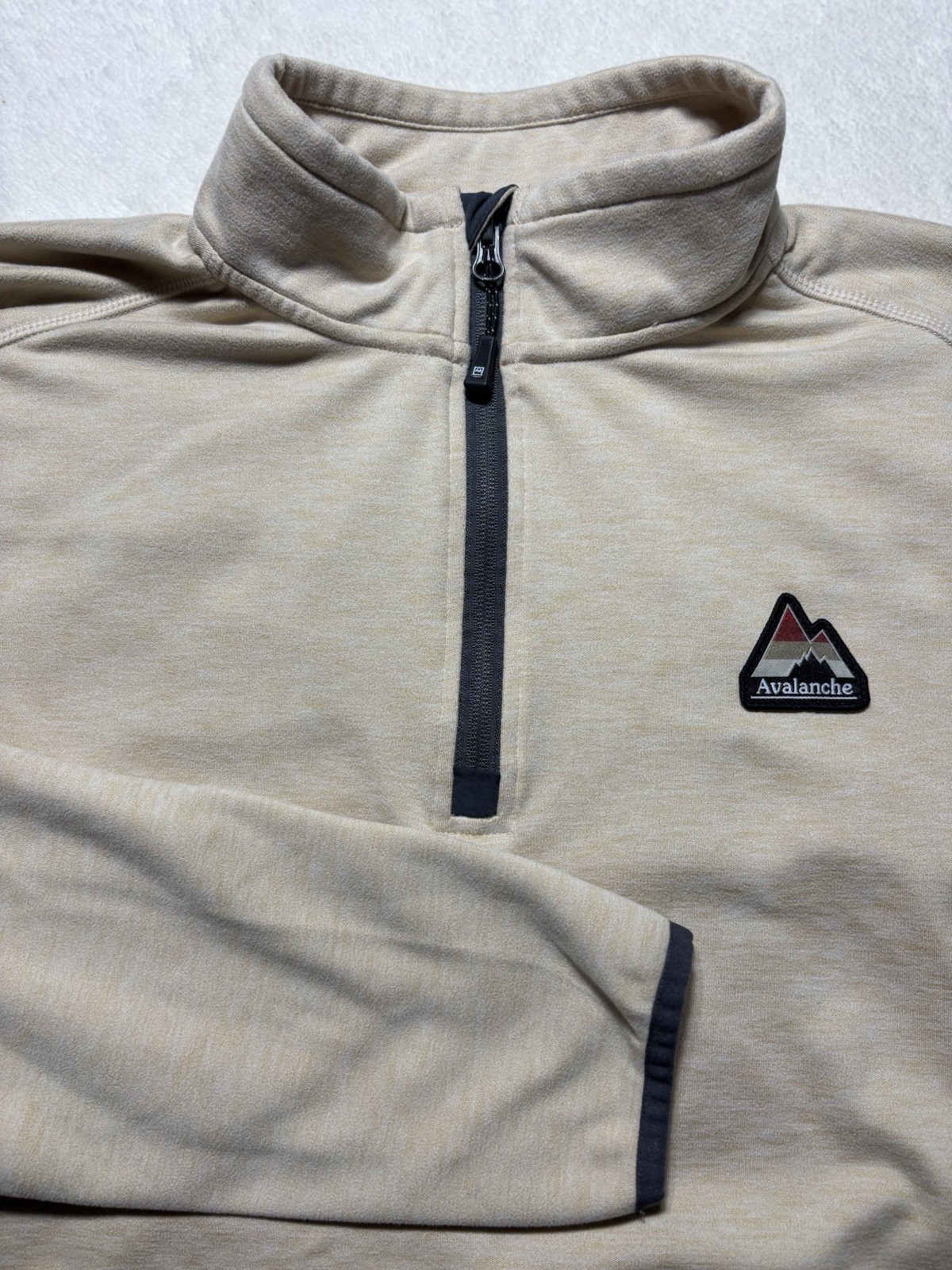 Avalanche Quarter Zip Rubber Patch Logo Mens Size… - image 2