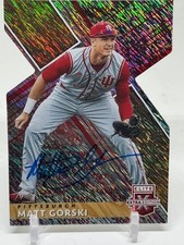 2019 Panini Elite Extra Edition - Matt Gorski #57 Status Red Die-Cut SIGNED /99