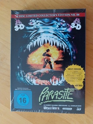 Parasite - Killer Parasit - Mediabook LE 3D + Blu-ray + CD - Cover A - Neu + OVP