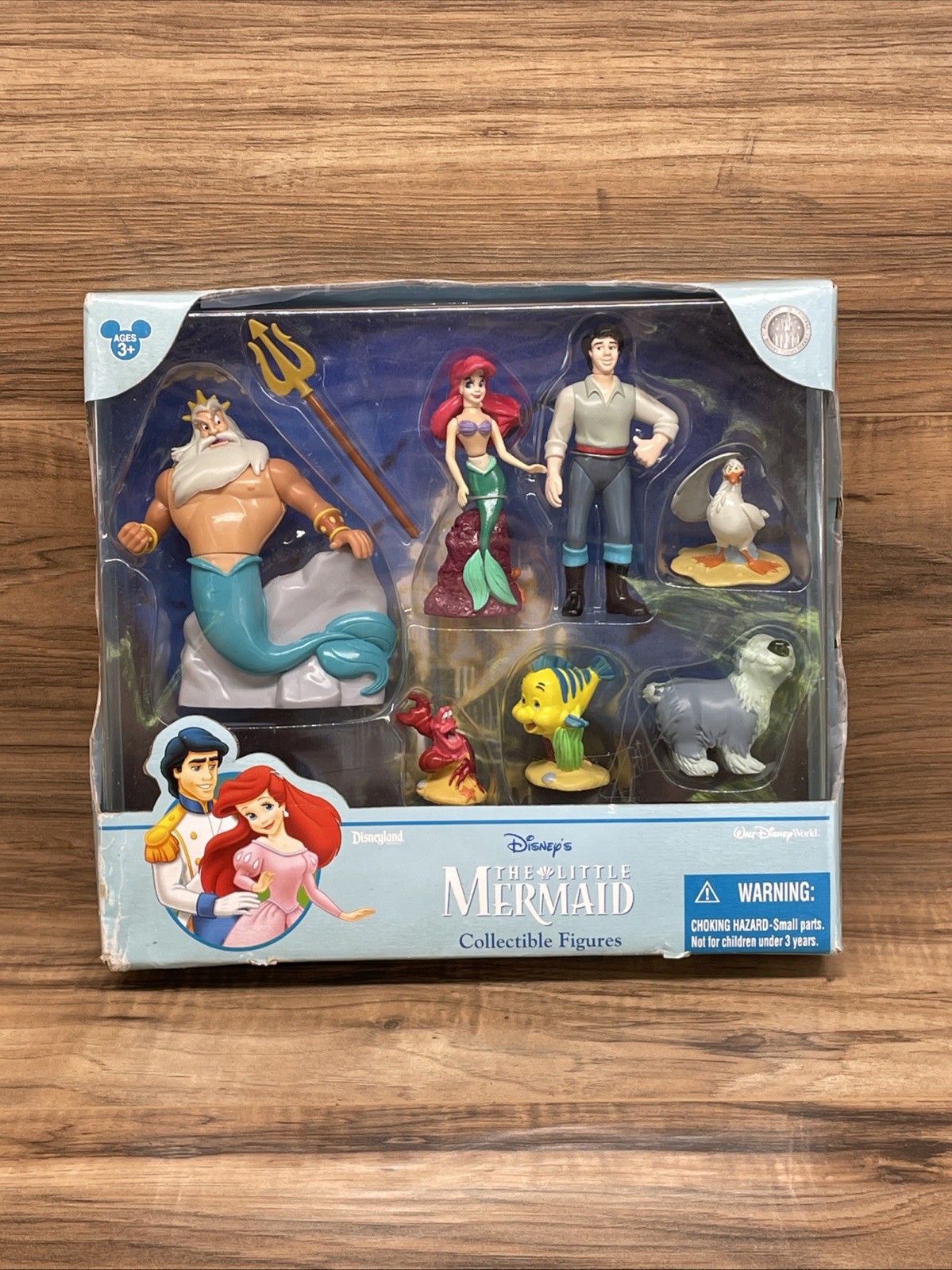 Disney Parks Little Mermaid  Figurine Figures Play Set NEW RETIRED