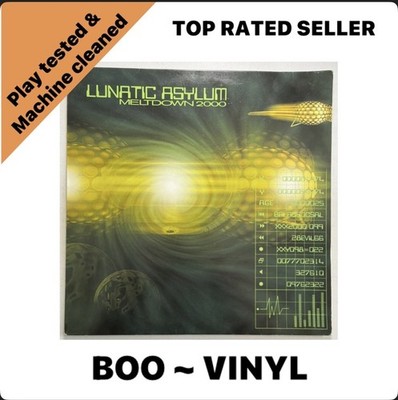 Lunatic Asylum - Meltdown 2000 (12'') Vinyl Record Hard Trance VG+ / VG+