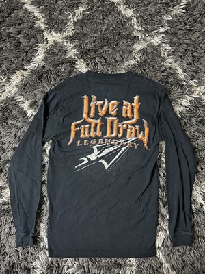 Legendary Whitetails Live At Full Draw Bowhunting Shirt Mens Small Long Sleeve
