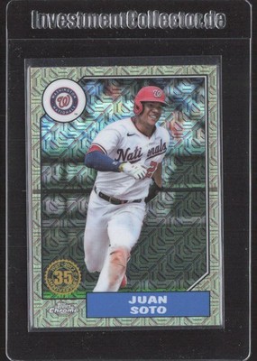 2022 Topps Update #T87C-57 Juan Soto 1987 Topps Chrome Silver Packs