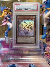 YuGiOh Der geflügelte Drache von Ra Ghost Rare PSA 7 NM 1. Auflage LED7-DE000