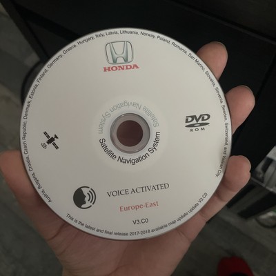 HONDA NAVI KARTE NAVIGATION NEUESTES UPDATE DISC VER 3.CO EUROPA-OST 2017-2018