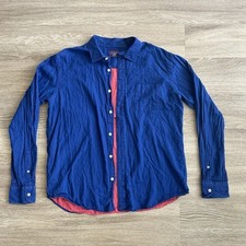 UNTUCKit Slim Fit Button Shirt Blue Men s X-Large