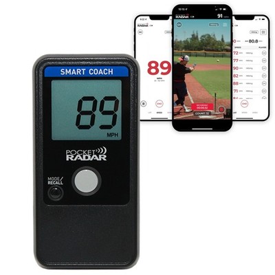 Pocket Radar Smart Coach Speed Gun for Baseball, Softball, Cricket - Accurate...